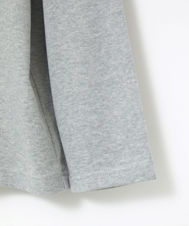 スムース素材 ハイネック カットソー