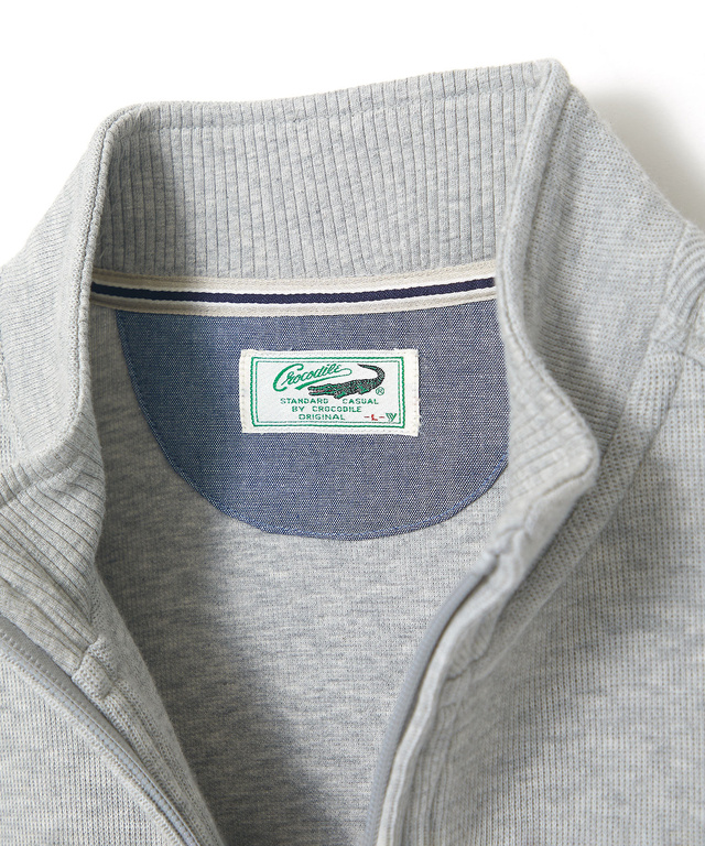 ダブルフェイス ジップアップ ブルゾン