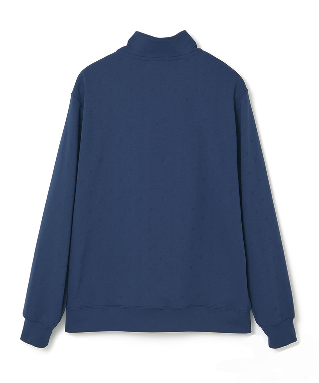 千鳥柄 ジャカード トレーナー