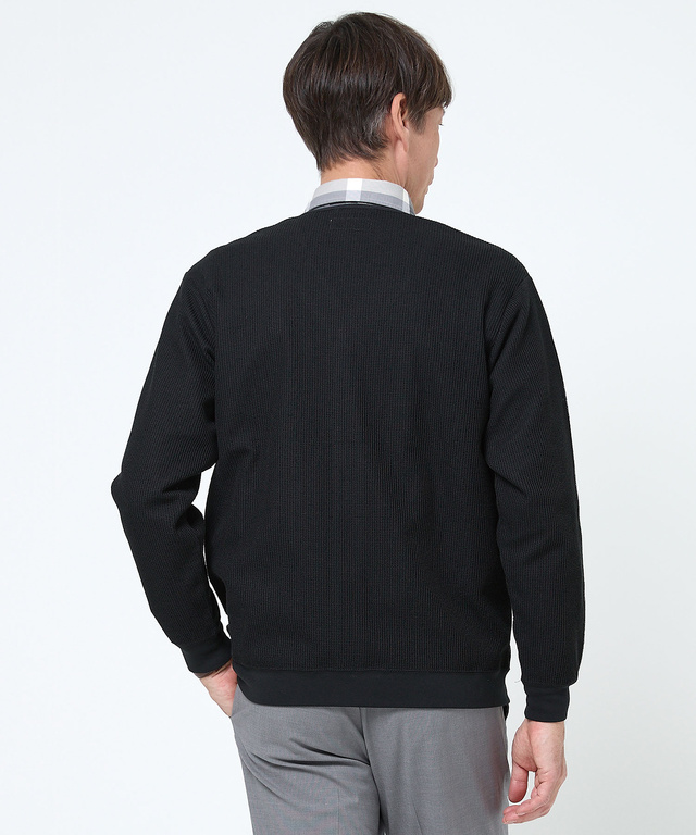 ストレッチ Vネック カーディガン