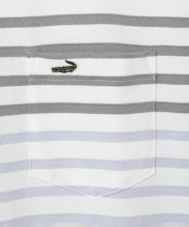 マリンボーダー ポケット付き Tシャツ