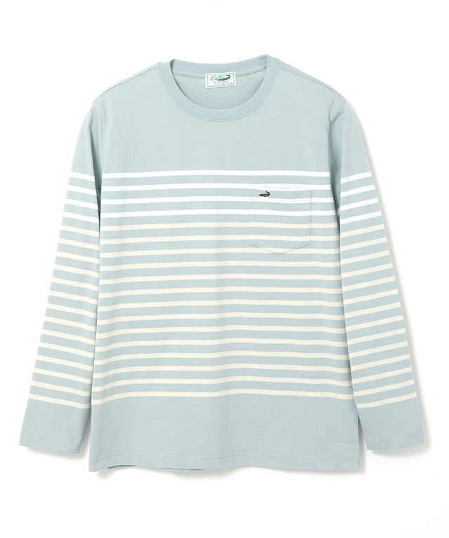 マリンボーダー ポケット付き Tシャツ