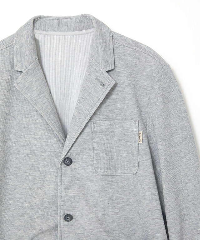 ワッフル カット ジャケット