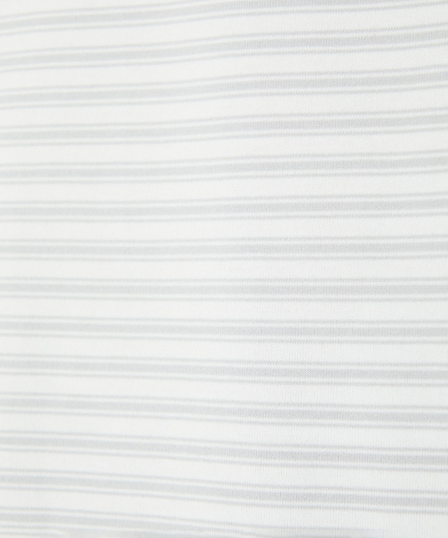 ボーダー クルーネック Tシャツ【接触冷感】【UV加工】