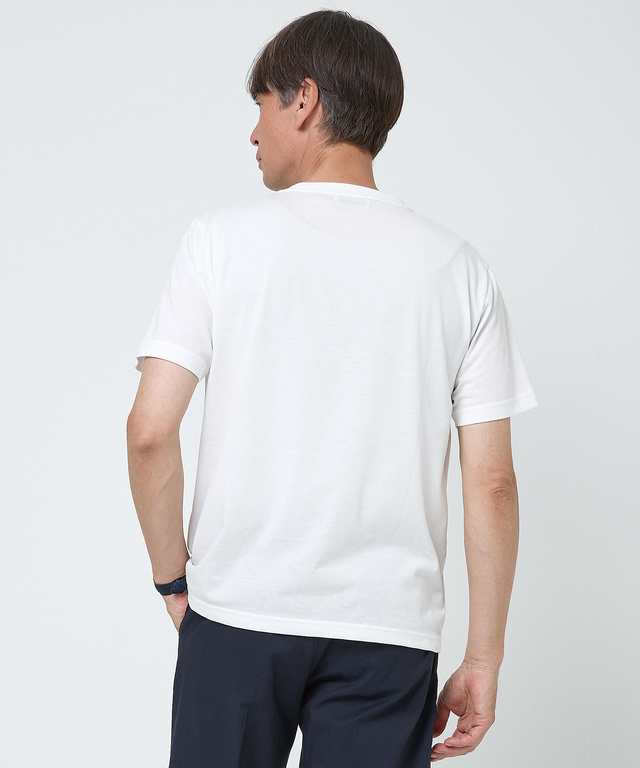 トリコロール ロゴプリント Tシャツ
