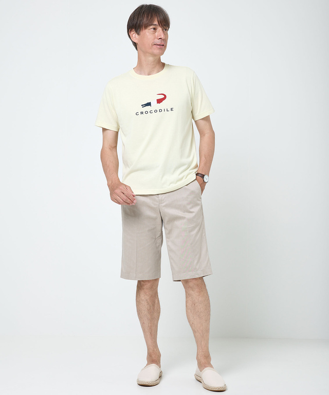 トリコロール ロゴプリント Tシャツ