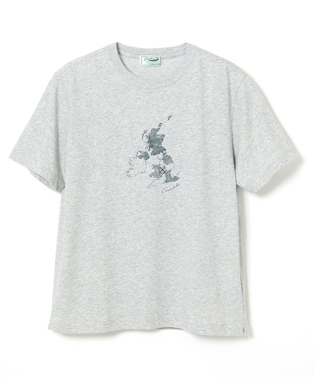 UK モチーフプリント Tシャツ