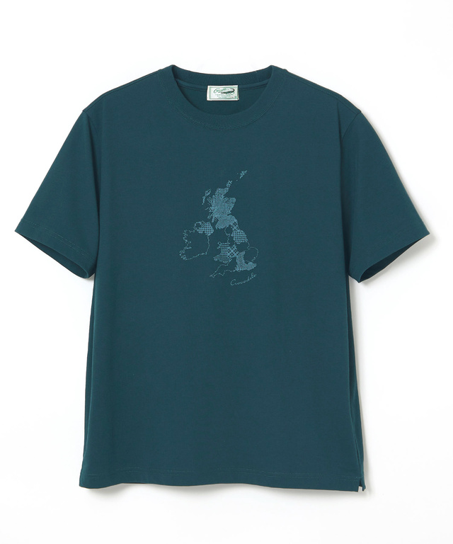 UK モチーフプリント Tシャツ