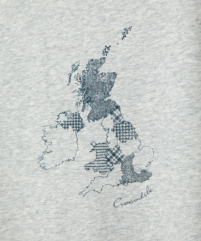 UK モチーフプリント Tシャツ