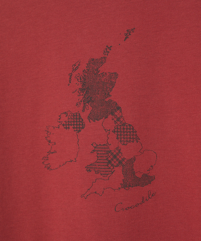 UK モチーフプリント Tシャツ