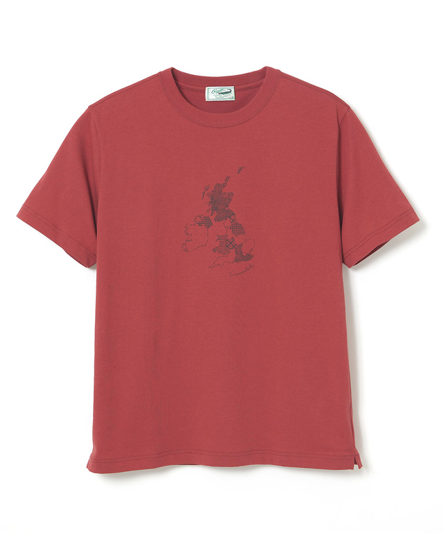 UK モチーフプリント Tシャツ