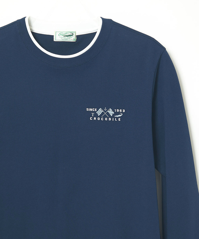 レイヤード風 ダブルフェイス Tシャツ