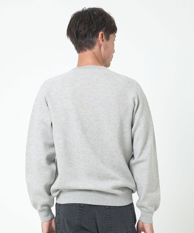 コットン クルーネック トレーナー【手洗いOK】