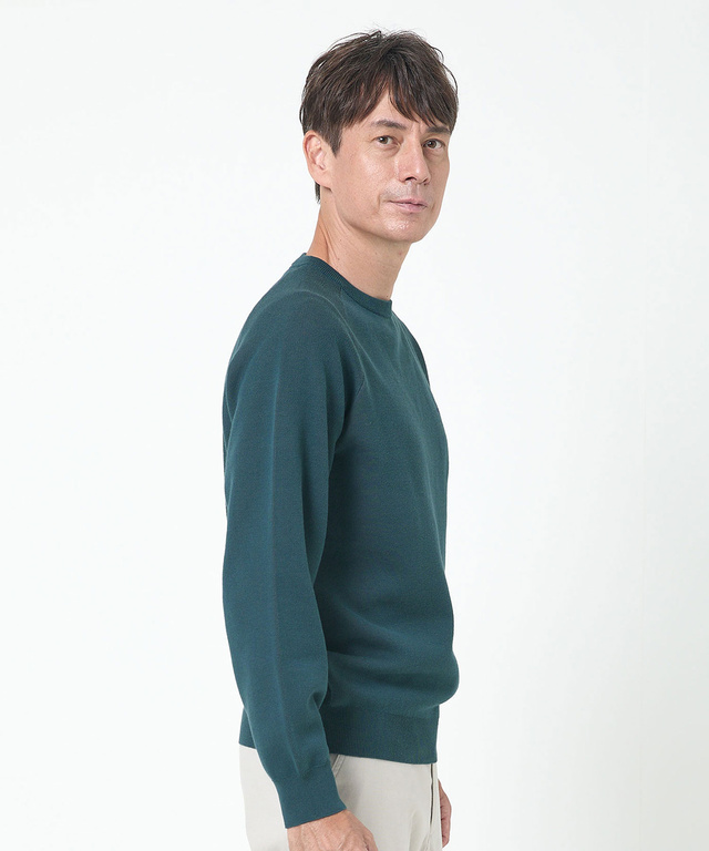 コットン クルーネック トレーナー【手洗いOK】