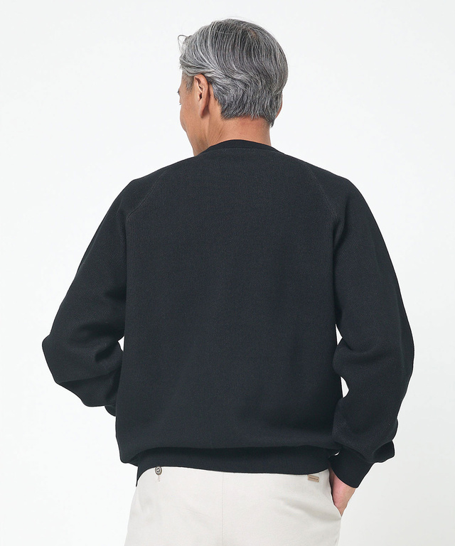 コットン クルーネック トレーナー【手洗いOK】