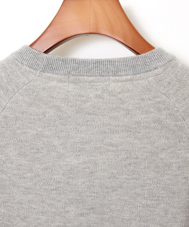 コットン クルーネック トレーナー【手洗いOK】