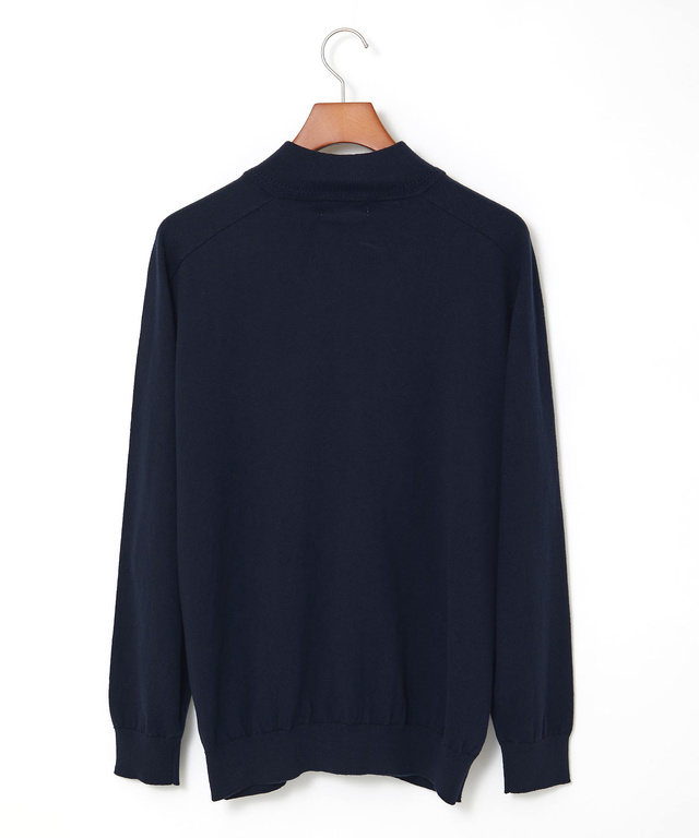 ケーブル柄 フルジップ カーディガン