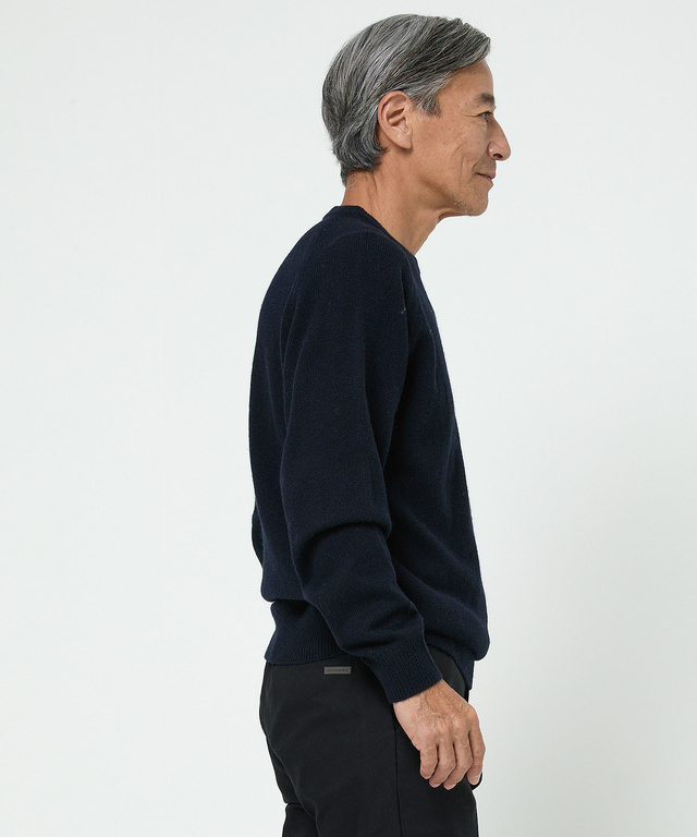 ウール ラインデザイン ニット【手洗いOK】