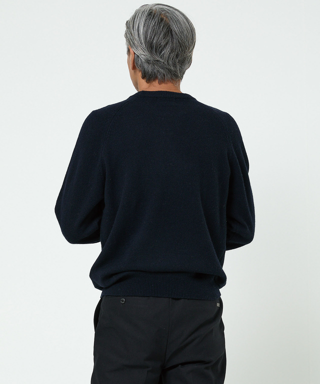 ウール ラインデザイン ニット【手洗いOK】