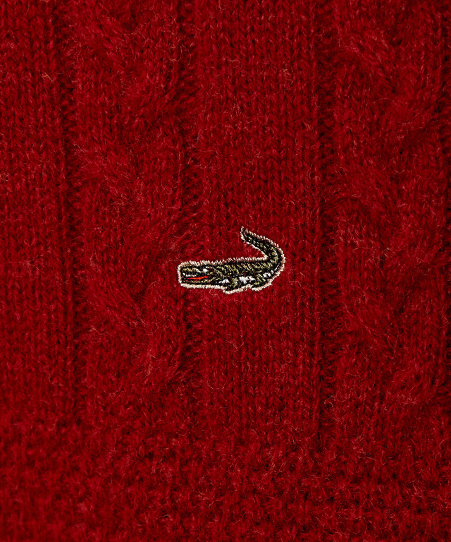 ラムウール マルチパターン ニット