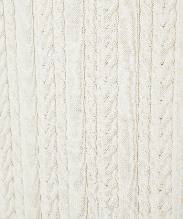 ケーブル チルデン ニット【手洗いOK】