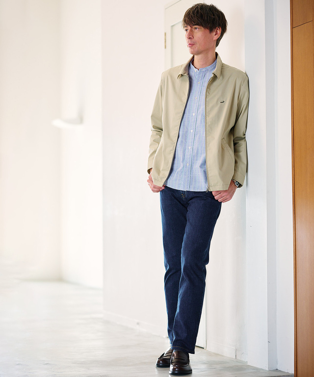 スコッチブルゾン【シワになりにくい】【手洗いOK】