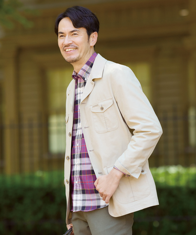 フラップポケット付 ジャケット