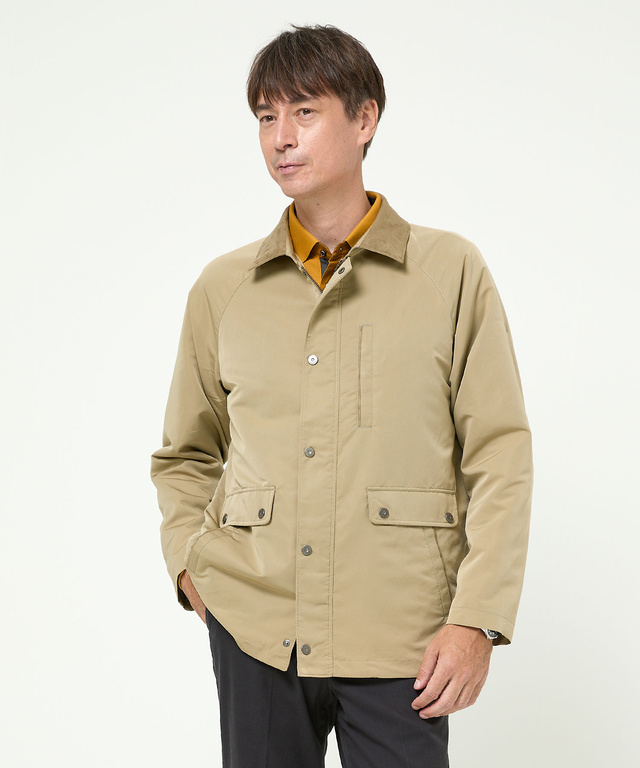 ステンカラー カバーオール ジャケット