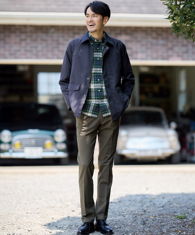 ステンカラー カバーオール ジャケット