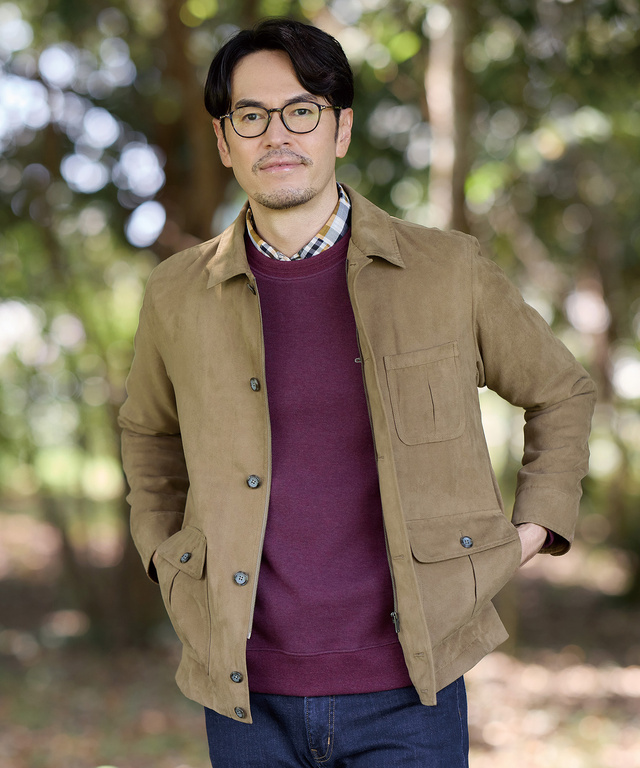 ステンカラー 微起毛 ブルゾン