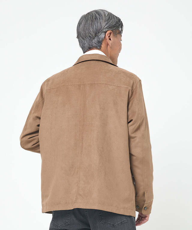 ステンカラー 微起毛 ブルゾン