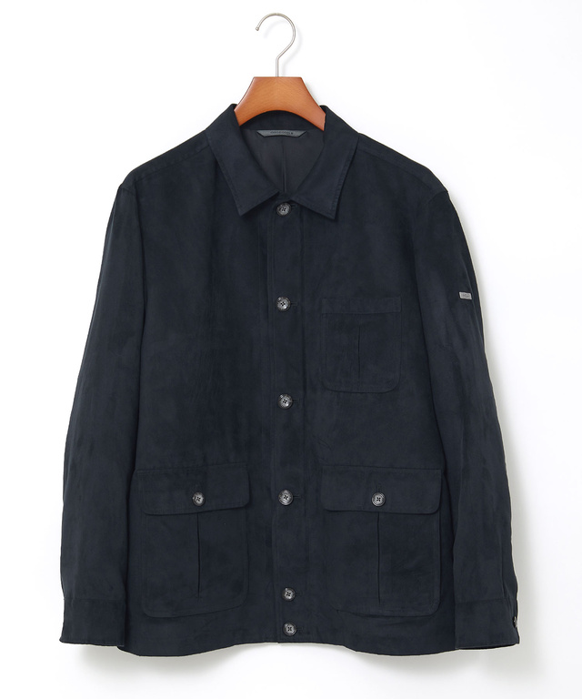 ステンカラー 微起毛 ブルゾン