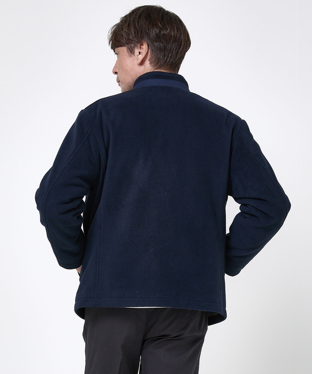 フリース スタンドカラー ジャケット