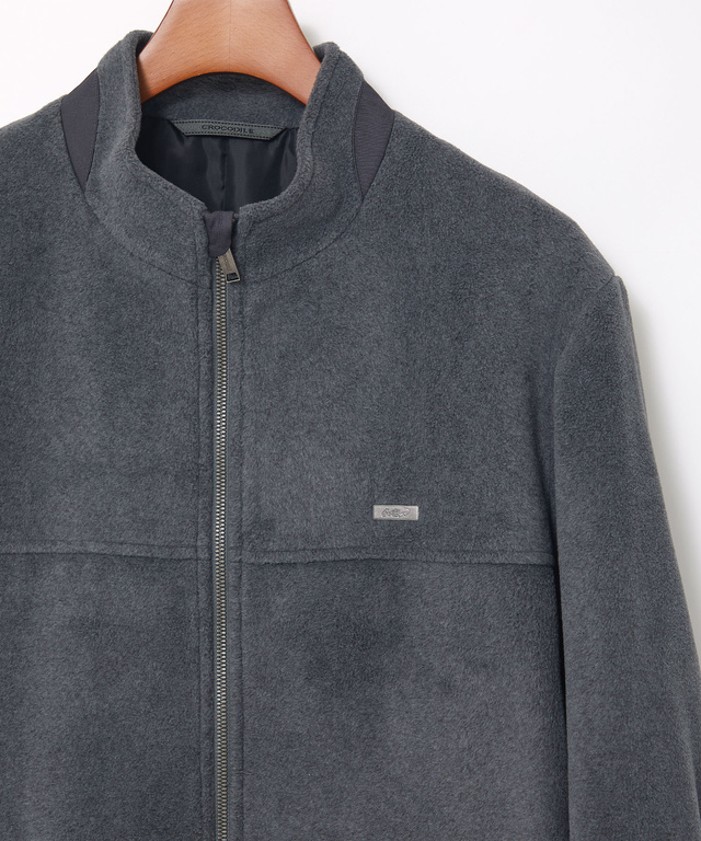 フリース スタンドカラー ジャケット