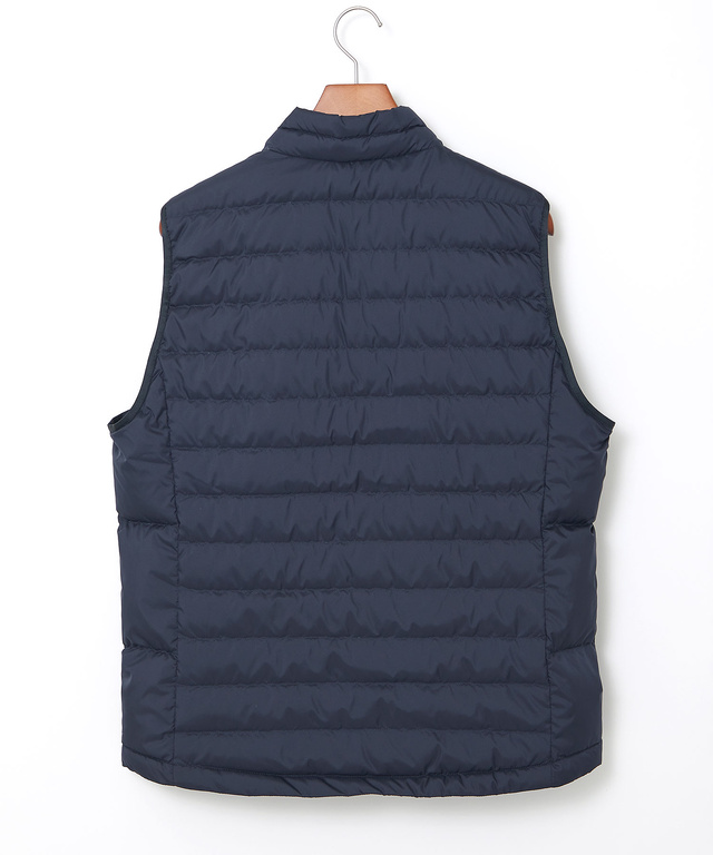 スタンドカラー ダウン ベスト