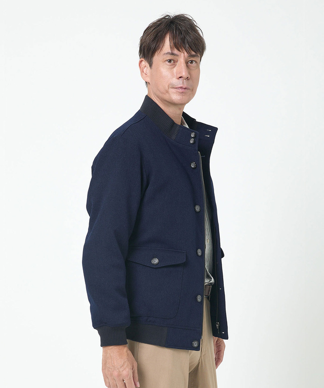 クロコダイルタータン 中綿 ブルゾン