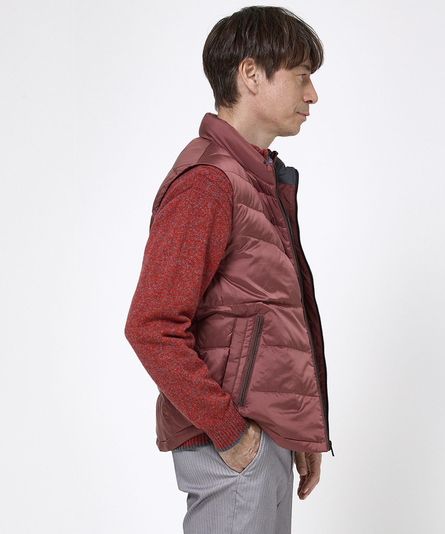 キルティング ダウン ベスト