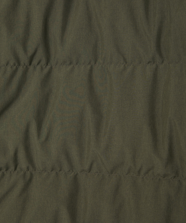 フード付き 切り替え ダウンコート