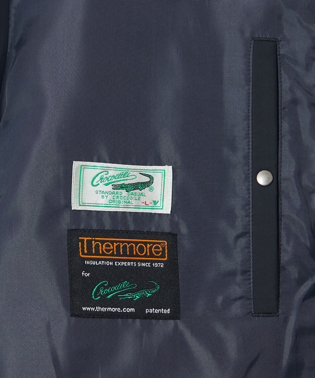 キルティング ステンカラー ジャケット