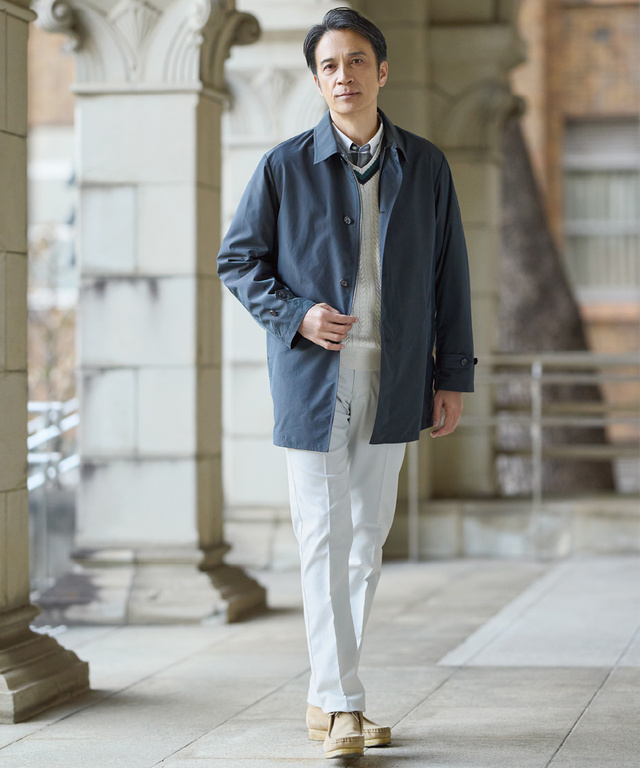 ライト ステンカラー コート