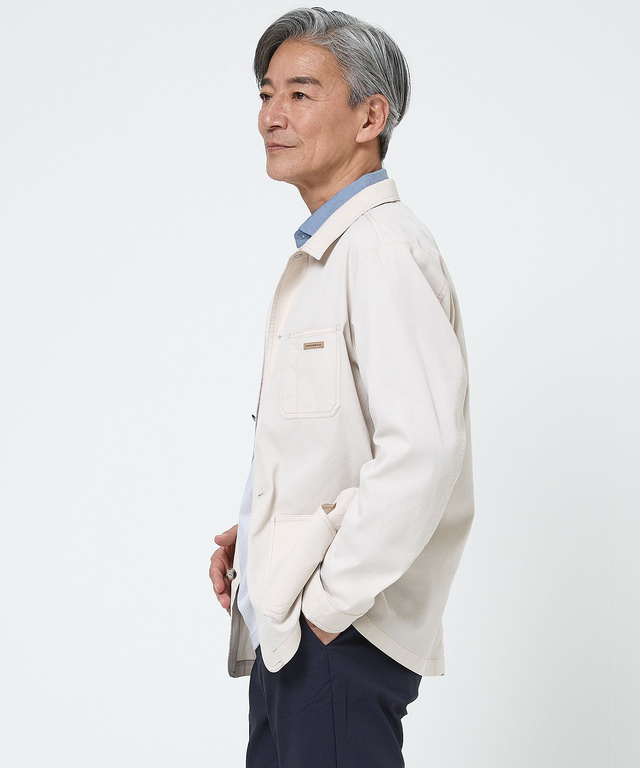 ピケ カバーオール ジャケット