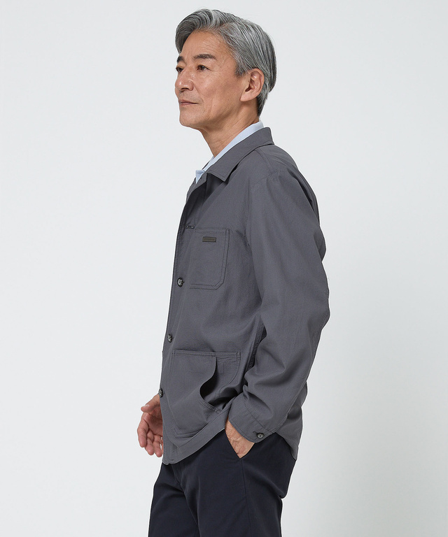 ピケ カバーオール ジャケット