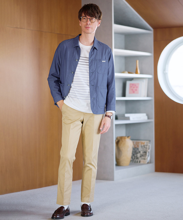 ピケ カバーオール ジャケット