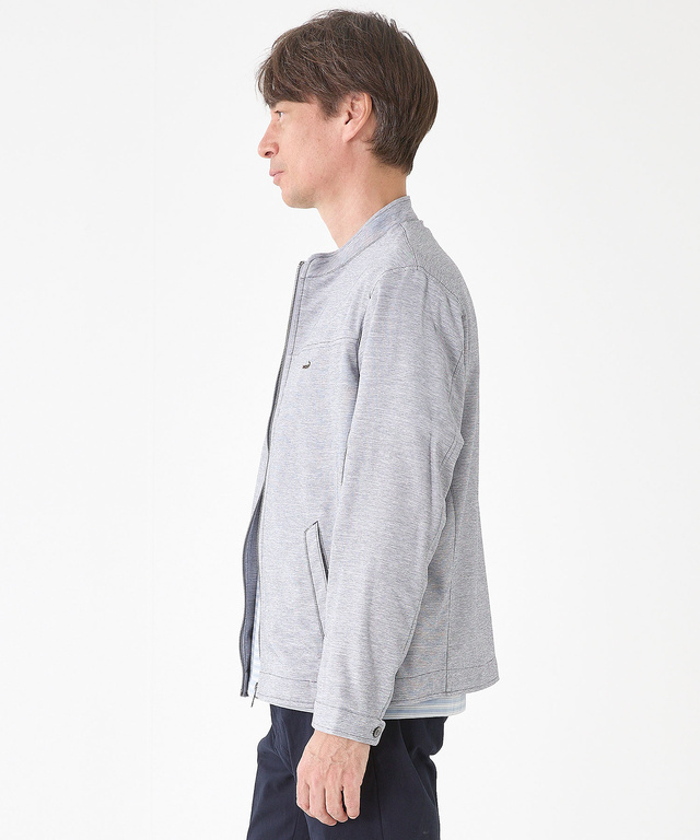 カラミ織り ストレッチ ブルゾン