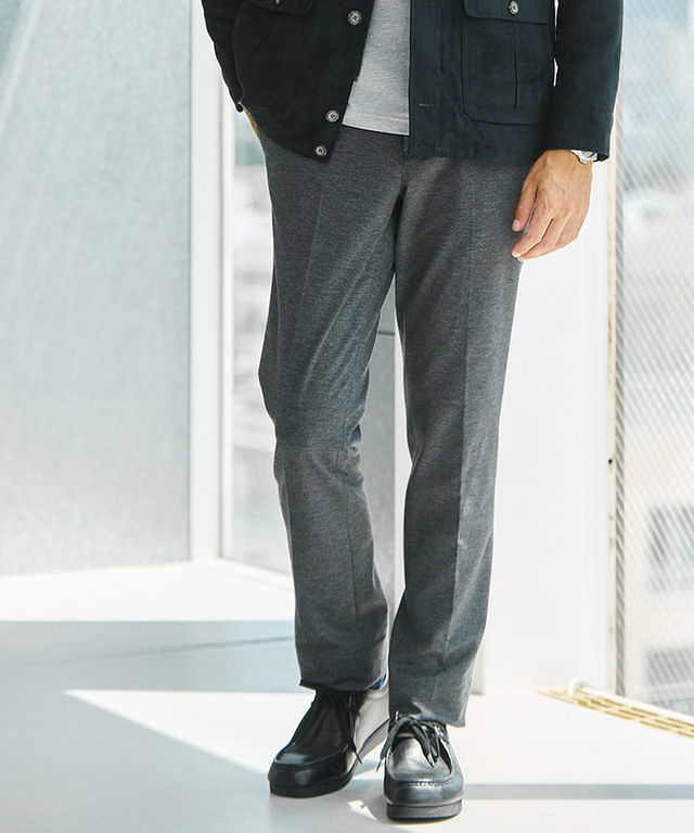 【ベストセラー】ストレッチ 2タック チノパンツ【シワになりにくい】
