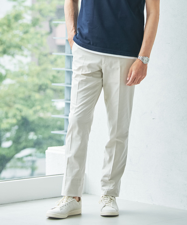 スラブボイル ストレッチ パンツ