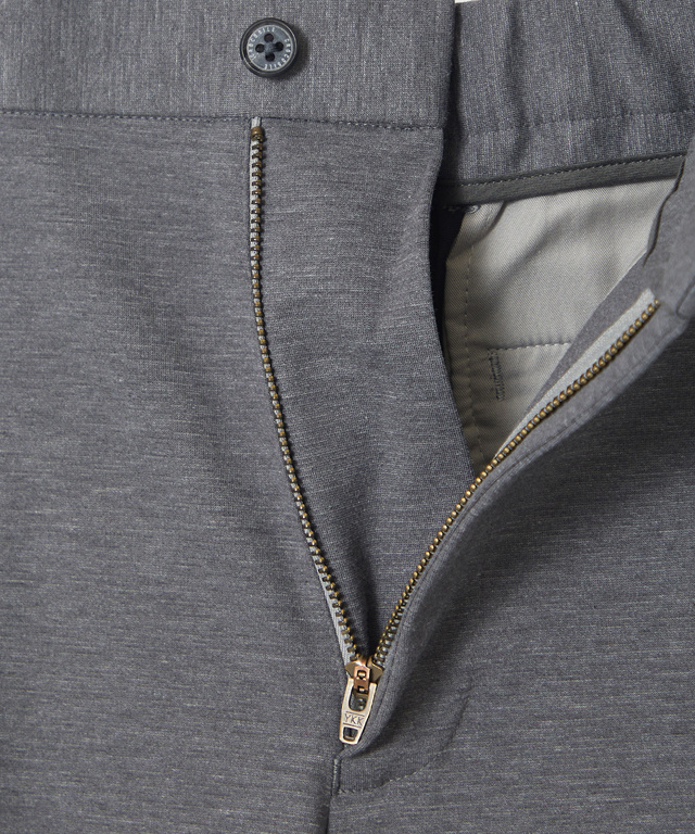 ポンチ素材 ストレート パンツ