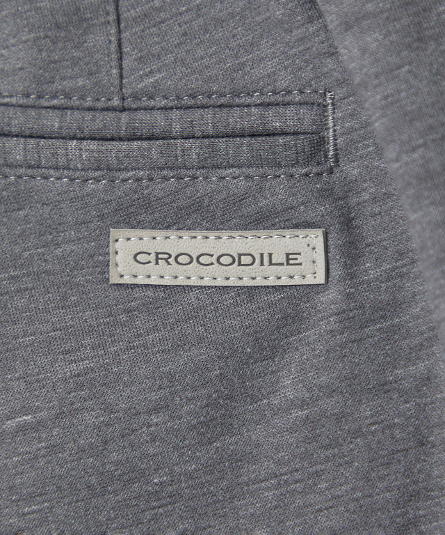 ポンチ素材 ストレート パンツ