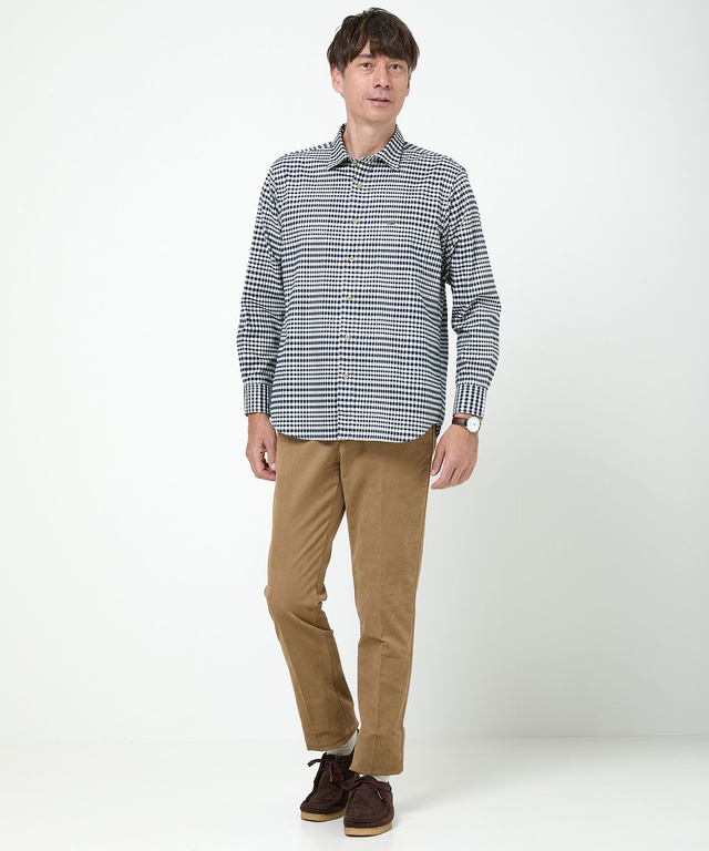 裏起毛 テーパード パンツ