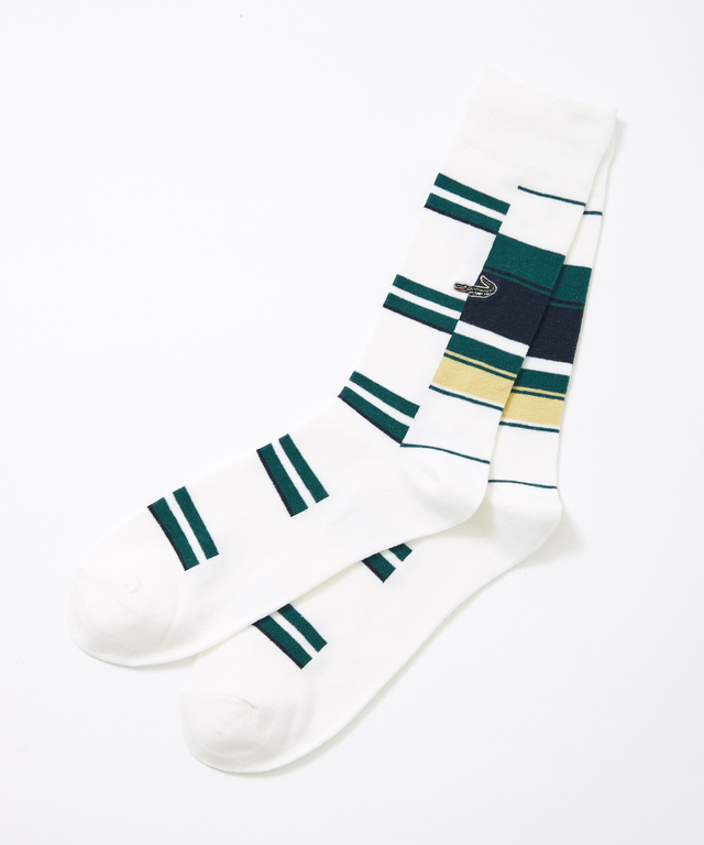 切替ボーダー ソックス